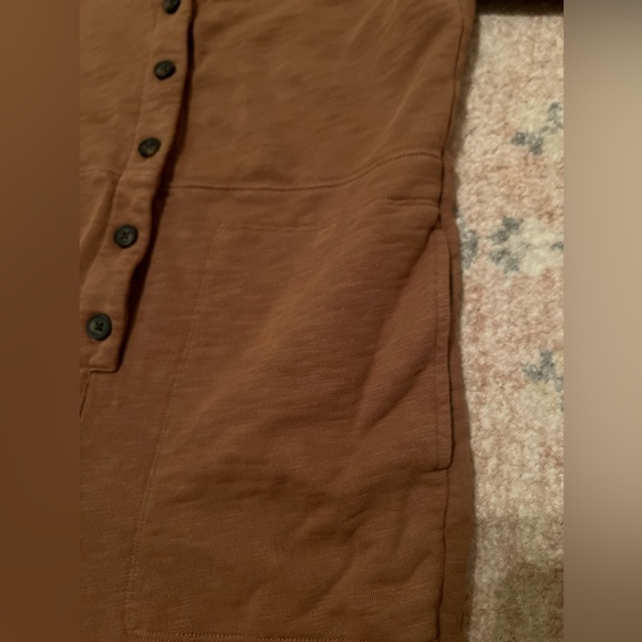 MWL by Maxwell Brown Short-Sleeve Coverall Jumpsuit. OBO - Picture 6 of 10